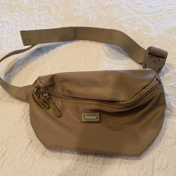 The Foldie Women's Beige Mini Bag - Picture 2 of 4
